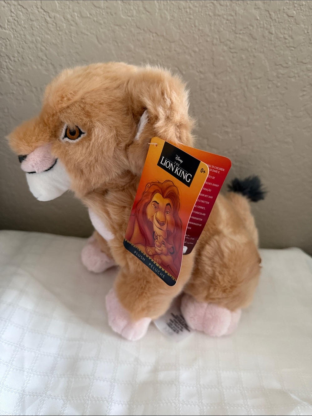 Disney The Lion King 2024 Live Action Collection Young Mufasa Plush 12" Toy